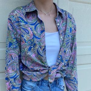 Vintage Ralph Lauren Paisley dress shirt